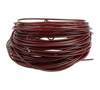 GORGECRAFT 30m*2.4mm Rattan Weaving Wicker Basket Wicker Repair Kit Saddle Brown Synthetic Rattan Roll Solid Round Cord Webbing Basket Weave Patio Chair Sofas Repair Supplies for Lawn Furniture