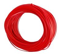GORGECRAFT 30m*5mm Rattan Weaving Wicker Outdoor Red Synthetic Rattan Roll Wicker Repair Kit Flat Cord Webbing Basket Weave Patio Chair Sofas Repair Supplies for Lawn Furniture Garden