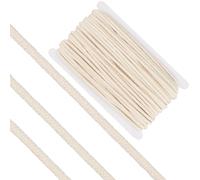 GORGECRAFT 30M Cotton Piping Cord Beige 5mm String Drawstring Cording Replacement Natural Soft Round Macrame Rope for DIY Sewing Craft Pillows Knitting Welting Upholstery