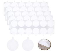 GORGECRAFT 360Pcs Double Sided Adhesive Wax Seal Stickers 2.5cm Sticky Dots Circle Discs Round Adhesive Backing Removable Traceless Envelope Sealer for Wax Sealing Wall Hanging Posters Gifts