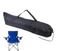 GORGECRAFT 39x12 Inch Camp Chair Replacement Bag Large Folding Camping Chair Carry Bag Black Polyester Drawstring Pouches with Handle for Outdoor Travel Hammock Yoga Mat Fishing Poles Tent Storage