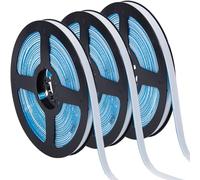 GORGECRAFT 3Pcs 6m Waterproof Caulking Strip 8mm Self Adhesive White Shower Tub Toilet Caulk Gap Tape Moulding Trim Strip Sealing Edging Tape for Kitchen Bathroom Wall Corners Sink Bathtub