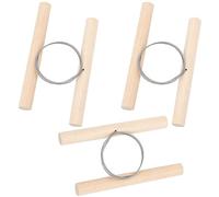 GORGECRAFT 3Pcs Clay Cutters Wire Steel Wire Clay Cutting Tool Wooden Handles Cheese Plasticine Dough Mud Line Pottery Cutting Tools for Artists Ceramic Art Sculpture Crafts Supplies
