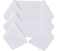 GORGECRAFT 3Pcs Elastic Fiber Ribbing Fabric White Knitted Waistband Cotton Knit Ribbed Welts Edge Trimming Sewing Supplies for Cuffs Sleeve Waistbands Neckline Neck Bands Collar Trim Quilting Clothes