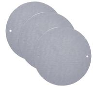 GORGECRAFT 3Pcs Pottery Bat Mat 30.5cm Gray PVA Imitation Deer Skin Universal Non Slip Round Wheel Stabilizer Pad Upgraded Throwing Cloth Ceramics Batmate for Trimming Clay Sculpting Tools
