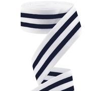 GORGECRAFT 4.3m 4cm Wide Striped Elastic Band Flat Nylon Stretchy Webbing Sewing Knitting Strap Trim Ribbon for DIY Craft Waistband Headband Bags Garments Accessory White Black