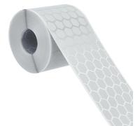 GORGECRAFT 50mm*10m High Visibility Reflective Heat Transfer Vinyl Tape Silver Honeycomb Iron on Fabric Clothing Tape Safety Heat Transfer Film Tape for T-shirt Canvas Bag Clothing Fabric