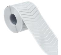 GORGECRAFT 50mm*10m Silver Reflective Stripe Tape Heat Iron on Transfers Arrow High Visibility Safety Warning Vinyl Film Cloth Patches for T-shirt Canvas Bag Clothing Fabric DIY Decoration Accessories