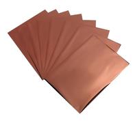 GORGECRAFT 50PCS 29x21CM Toner Reactive Foil Transfer Sheets Brown Metallic Hot Foil Paper Cardstock Mirror Decorative Paper for Laser Printer Scrapbooking Embossing Heat Transfer DIY Crafting