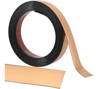 GORGECRAFT 5m*20mm Molding Trim Peel and Stick Sandy Brown Flexible Mirror Border Self-Adhesive Decorative Strip for Wall Ceiling Floor Panel Cabinet Tile Edge Corner Wardrobe Frame Moulding