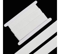 GORGECRAFT 5m 40mm Wide Silicone Non-Slip Elastic Band 3 Waves Silicone Gripper Strap White Rubber Stretch Ribbon for DIY Sewing Crafts Underwear Garment Bike Shorts Waistbands Clothing Accessories