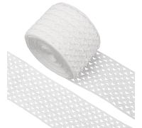 GORGECRAFT 5m 6cm Wide White Wave Elastic Cord Striped Elastic Band Rick Rack Waistband Flat Stretchy Webbing Sewing Knitting Strap Trim Ribbon for DIY Crafts Headband Bags