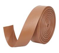 GORGECRAFT 5m Faux Leather Trimming Tape 25mm Foldover Leather Strips 1mm Thick Flat Cord Lambskin Texture PU Leatherette Trim Ribbon Strap for DIY Sewing Hemming Crafts Jewelry Making, Peru