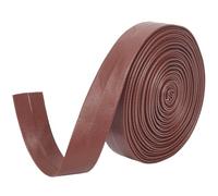 GORGECRAFT 5m x 20mm x 1mm Foldover Leather Strap Faux Leather Trimming Tape Lambskin Texture Flat Leather Cord String PU Leatherette Strips Trim Ribbon for DIY Crafts Bracelet Jewelry Making, Sienna