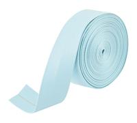 GORGECRAFT 5m x 30mm PU Leather Trimming Tape Foldover Leather Strips 1mm Thick Faux Lambskin Grain Leatherette Straps Strings Thread for DIY Crafts Jewelry Making Tooling Workshop, Pale Turquoise