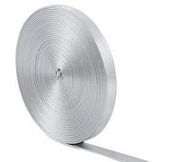 GORGECRAFT 5m x 7mm Flat Silver Metallic Leather Straps Glossy Leather Cord Shiny Pu Leather Lace Strip Beading String Ribbon Crafts Double Sided Faux Supplies Cord for Making Craft Pillow