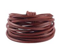 GORGECRAFT 5mx3mm Genuine Leather Strip Flat Cowhide Leather Cord 3mm Thick Saddle Brown Braiding Thread Rope for Bracelets Necklace Jewellery Making Boot Lace Belts DIY Beading Crafts
