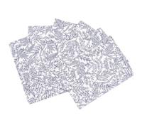 GORGECRAFT 6Pcs Cloth Cocktail Napkins Fancy Dinner Napkins Reusable 45 * 45cm Guest Hand Towels Washable Camellia Small Coaster Napkins for Spring Summer Entertaining Bridal Shower Birthday Party