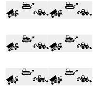 GORGECRAFT 6Pcs Toilet Target Aiming Stickers Waterproof Removable PVC Self Adhesive Decorative Bathroom Decals Reminder Toilet Training Targets for Home Bedroom Bathroom Washroom Office