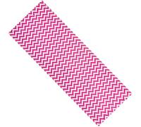 GORGECRAFT Beach Sling Chair Replacement Canvas 120X43cm Outdoor Chairs Cloth Replacements Pink and White Stripes Reclining Patio Folding Chair Fabric for Sunbathing Garden Courtyard Relaxation