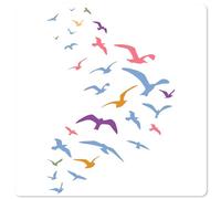 GORGECRAFT Bird Painting Stencils Sea Gull Drawing Art Template Reusable PET Craft Ornament Paint Stencil for Painting Wood Wall DIY Craft Fabric Tiles Floor Furniture Decor,29.7x21cm