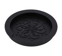 GORGECRAFT Black Guitar Sound Hole Cover 3.5 Inch Guitar Feedback Eliminator Soft Silicone Compatible with Acoustic Guitar Screeching Halt Block Feedback Buster Buffer Protector Accessories