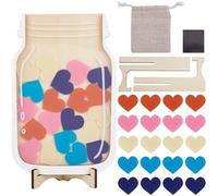 GORGECRAFT Classroom Reward Jar Positive Reward System Colorful Heart Incentive Personalized Behavior Bulletin Board Potty Training Management Tool for School Classroom Home Women Men