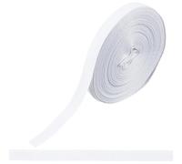 GORGECRAFT Cotton Twill Tape Ribbon 12mm x 11m Herringbone Webbing Strap White Soft Natural Fabric Bias Book Binding Tape for DIY Sewing Crafts Dressmaking Carpet Bunting Seam Edging Gift Wrapping