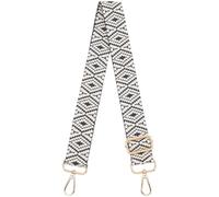 GORGECRAFT Crossbody Purse Strap Replacement 38mm Poly Cotton Bag Straps Adjustable Jacquard Bag Replacement Belt Midnight Blue Guitar Style Handbags Belt for DIY Wallet Purse Tote Making