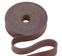 GORGECRAFT Dark Brown Leather Strap Strip 1/2 Inch Wide 79 Inch Long Leather Belt Strips Wrap Single Sided Flat Cord for DIY Crafts Projects Clothing Jewelry Wrapping Making Bag Furniture Handles