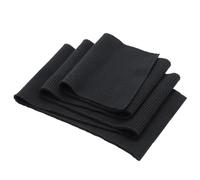 GORGECRAFT Elastic Ribbing Knit Material Cuffs Waistband Fabric Sewing Supplies Collar NeckBands Hem Trim Handcrafted Fabric for Cuffs Jacket Neckline Trimming Edging Garments Black 37.4x5.71inch