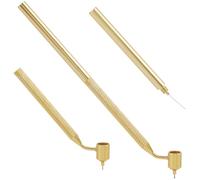 GORGECRAFT Fine Line Painting Pen Aluminum Fineliners Fluid Writer Paint Applicator Pen with 0.3mm Steam Tips Precision Slanted Touch Up Paint Pen for Cars Scratch Repair Art Craft Calligraphy Writing