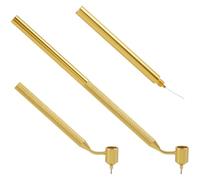 GORGECRAFT Fine Line Painting Pen Aluminum Fineliners Fluid Writer Paint Applicator Pen with 0.7mm Steam Tips Precision Slanted Touch Up Paint Pen for Cars Scratch Repair Art Craft Calligraphy Writing