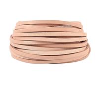 GORGECRAFT Genuine Leather Strips 5m x 4mm Top Grain Flat Leather Cord Crazy Horse Cowhide String Rope 2mm Thick Braiding Thread for Necklace Bracelets Jewelry Making Shoe Lace DIY Crafts, BurlyWood