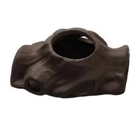 GORGECRAFT Hollow Tree Fish Tank Decorations Ceramics House Betta Log Aquarium Fishes Ornament Hideout Caves Landscape Accessories for Shrimp Goldfish Turtle Gecko Lizard House Shelter Decorations