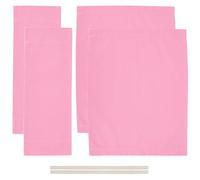 GORGECRAFT Large Size Makeup Artist Chair Seat Cover 2 Sets Directors Chair Covers Canvas Replacement Fabric Pearl Pink Casual Home Movie Chairs Canvas Folding Chairs Cloth with Wood Stick for Garden