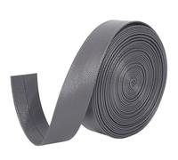 GORGECRAFT Leather String 5m x 20mm Faux Leather Strap 1mm Thick Foldover Leather Strips Lambskin Texture Flat Leather Cord Leatherette Cord Rope for DIY Crafts Belt Bracelet Jewelry Making, Gray