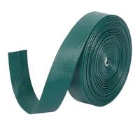 GORGECRAFT Leather Trimming Tape 5m x 20mm Faux Leather Strap 1mm Thick Foldover Leather Strips Lambskin Texture Flat Leather Cord String for DIY Crafts Belt Bracelet Jewelry Making, Dark Green