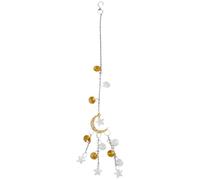 GORGECRAFT Moon Crescent Sun Catcher Prism Star Beads Crystal Window Hanging Dream Catchers with Hook Wind Chimes for Home Garden Backyard Wall Bedroom Ceiling Decoration Gifts Christmas Birthday
