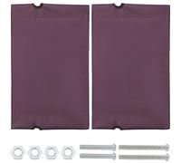 GORGECRAFT Purple Oxford Cloth High Back Camping Chair Cover 480x285mm Waterproof Collapsible Lightweight Outside Folding Chair Seat Replacement for Fishing Chair Lawn