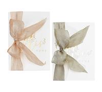 GORGECRAFT Vow Books for Wedding Bride and Groom Bridal Shower Gifts Booklet Keepsake Vow Renewal Notebook His and Hers Marriage Vows Rustic Wedding Decorations Wedding Day Officiant Book Set of 2