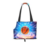 Gorgeous Basketball Printed pet Shoulder Bag, Suitable for Small Dogs and Cats, Shopping and Travel Dual-Purpose Bag