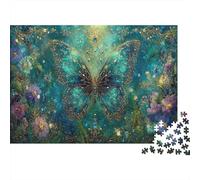 Gorgeous Butterfly Puzzles 1000 Piece Challenge Toy Adults And over 12 Years Old Family Fun Puzzle Educational Game Home Decoration Gift 70x50cm/1000pcs