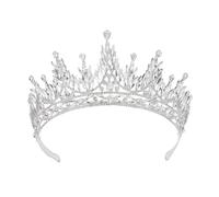 Gorgeous Crown Hair Hoop Heavy Duty Birthday Party Elegant Pageant Water Drop Crystal Girl Wedding Costume Headwear