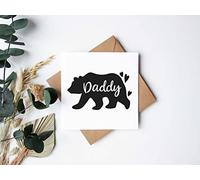 Gorgeous Daddy Bear luxury card - Father's Day - Birthday