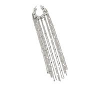 Gorgeous Ear Cuffs for Women Imitation Bead and Long Fringe Designs Stone Drops Ear Clip