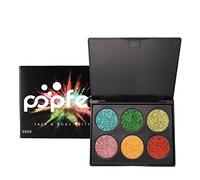 Gorgeous Eyeshadow Makeup Palette in Matte, Shimmer n Glitter - Various Shades (Popfeel 6 Glitter Eye #3)