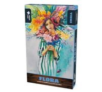 Gorgeous Games "Flora" 117 Pieces Wooden Jigsaw Puzzle | Contemporary Designs | 18cm x 26cm Premium Wood Puzzle | Jigsaw Puzzle For Adults | Wood Jigsaw Great Xmas Present For Him For Her