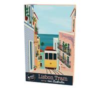 Gorgeous Games "Lisbon Tram" Premium Medium Wooden Jigsaw Puzzle For Adults | Stunning Contemporary Designs | 28 x 40cm & 304 Pieces