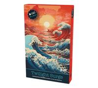 Gorgeous Games "Twilight Surge" Small Premium Wooden Jigsaw Puzzle For Adults | Contemporary Designs | Extra Thick Pieces | 18cm x 26cm & 140 Pieces | Great Xmas Present Or Gift For Him Or Her
